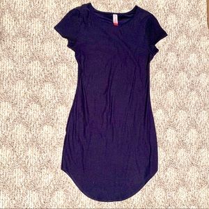 Navy Blue Bodycon Knit Dress